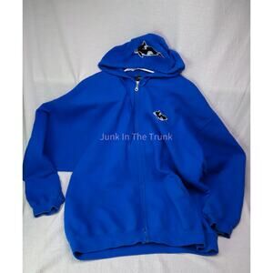 Blue Orca Whale Hoodie 3x